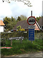 TM1850 : Tuddenham Lane sign & roadsign on Tuddenham Lane by Geographer