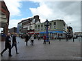 Clock in Hanley town centre