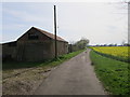 Farm building by Grove Lane