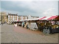 Northampton, market stalls
