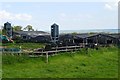 Cow sheds at Upper Wheats Farm