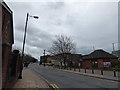 Lamppost in Normacot Road