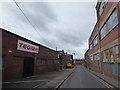 Looking south-westwards down Morpeth Road