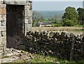 View from a ruined farm building at Clough Head