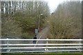 Subway path below the A28