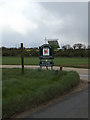TM1550 : Damerons Farm Holidays & Rectory Farm Barns sign by Geographer