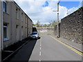 Wall at the western end of King Street, Neath