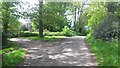 Car park entrance by Westfield Common