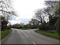 TM1857 : B1077 Helmingham Road, Helmingham by Geographer