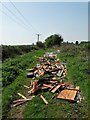 Flytipping on Green Lane, Shirebrook