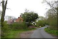 Gilvers Lane and footpath signs