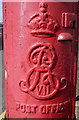 Cypher, Edward VII postbox on Trafalgar Road East, Gorleston-on-Sea