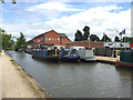 The wide canal behind Nelson Lane, Warwick