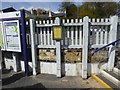 Ceramic tiles at Gunnislake railway station