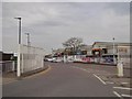 Gates and fence for Kingsditch Retail Park, Cheltenham