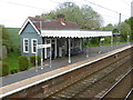 The up platform at Elsenham station