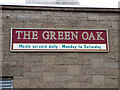 The Green Oak bar sign