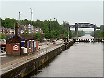 SJ6387 : Latchford Locks and Viaduct by David Dixon