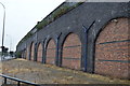 Railway arches by Fred Mulley Rd