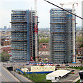 New buildings under construction, Tidal Basin Road