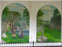 TQ2479 : Murals at Holland Park by Marathon
