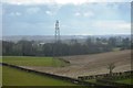 Pylon in a field