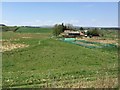 View from a Stirling-Perth train - Craigton Farm, near Kinbuck