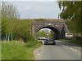 Railway bridge over B4632 north of Winchcombe