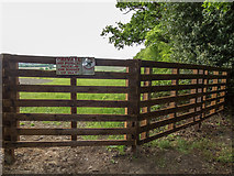 TQ2997 : New Fence, Trent Park, Enfield by Christine Matthews