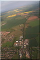 Disused railway, Alford: aerial: 2016