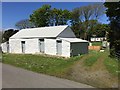 Whitewashed Shed