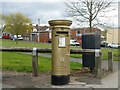 SK4956 : Ollie Hynd's golden post box by Graham Hogg