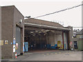 Shepherds Bush bus garage, south-west frontage