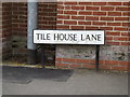 Tile House Lane sign