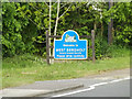 West Bergholt Village Name sign