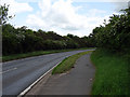 A bend in the road on the A477