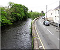 Bend in river and road, Ystradgynlais