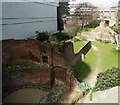 TQ3281 : Remains of the City Wall - City of London by Rob Farrow
