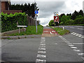 Approaching the roundabout before the Cleddau Bridge