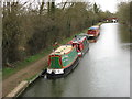 SP9014 : Canal Barges on the Aylesbury Canal at Wilstone by Chris Reynolds