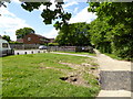 Footpath passes play area at end of Blackstone Way