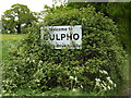 Culpho Village Name sign On Grundisburgh Road