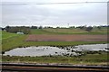 Pond by the West Coast Main Line