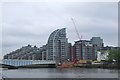 Apartment blocks near Wandsworth Bridge