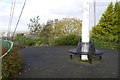 NS5767 : Flagpole, Ruchill Park by Richard Webb