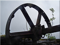 SK0383 : Cast iron wheel by Stephen Burton