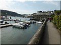 Waterside path adjacent to Island Quay, Salcombe