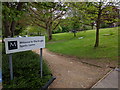 National cycle route going through the grounds of Monkton school