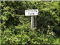 TM1653 : Potters Farm sign by Geographer