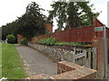 Footpath & entrance to St.Mary